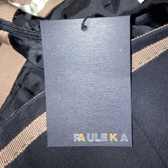 NWT PAULE  KA Black Cotton Pencil Skirt 38 
Elegant Career Work Sexy Straight - Picture 5 of 5